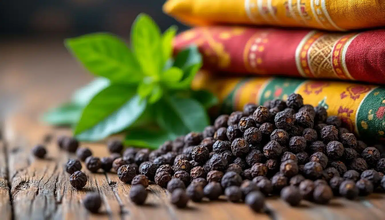 Bujne plantacje tej cenionej przyprawy rozwijają się w bioróżnorodnym ekosystemie, korzystając z idealnego klimatu charakteryzującego się regularnymi monsunami. To naturalne połączenie tworzy terroir sprzyjający uprawie większych, dojrzalszych i najwyższej jakości ziaren pieprzu, charakteryzujących się pysznym, złożonym aromatem.